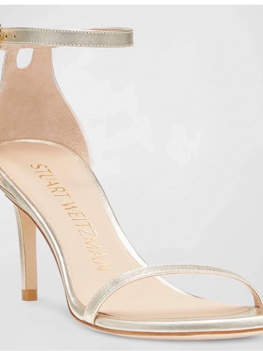 Stuart Weitzman Nudistcurve Ankle-Strap Sandal